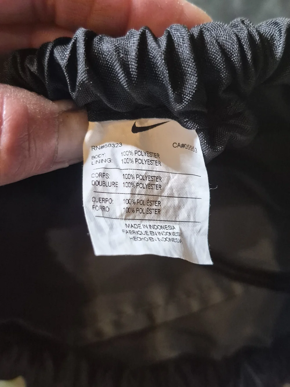 Nike Black Drawstring Gym Sack - Lightweight Men’s Bag